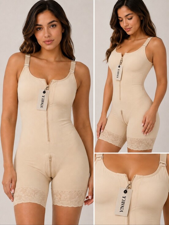 Yianna Other - Yianna Women's Beige Full-Body Shapewear Suit